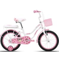 MY23 Sepeda Anak Perempuan Wimcycle ELENA STRAWBERRY WHITE 16"